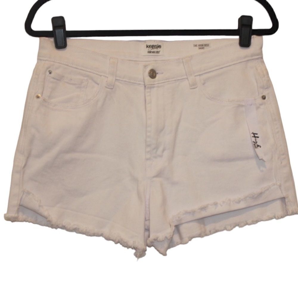 NEW Kensie White The High Rise Short Women Size 8